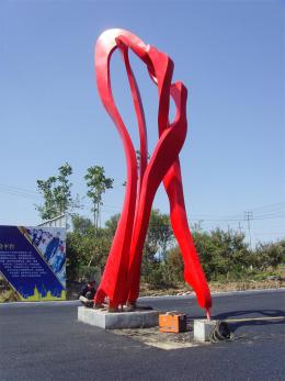 hj1730 不銹鋼雕塑—舞_青島國際服裝城不銹鋼雕塑、石雕、玻璃鋼雕塑_濱州宏景雕塑有限公司